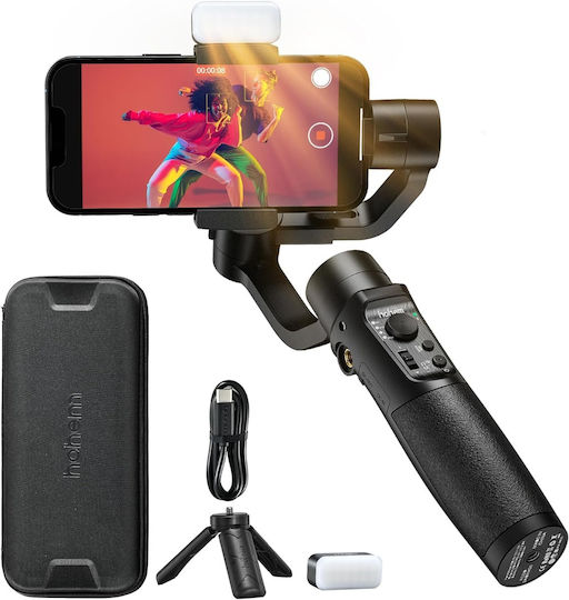 Hohem iSteady Mobile+ Kit Phone Gimbal with 3 Axis Stabilization and 13 Operating Hours Black