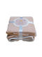 TnS 3-tlg. Set Badetücher Orange/salmon Gewicht 280gr/m²