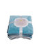 TnS 3-tlg. Set Badetücher Blue Gewicht 280gr/m²