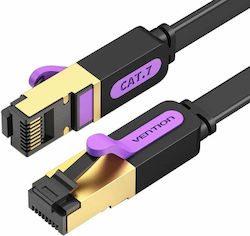 Vention Flat Direct Attach Copper Cat.7 Ethernet Network Cable 8m Black (056630)