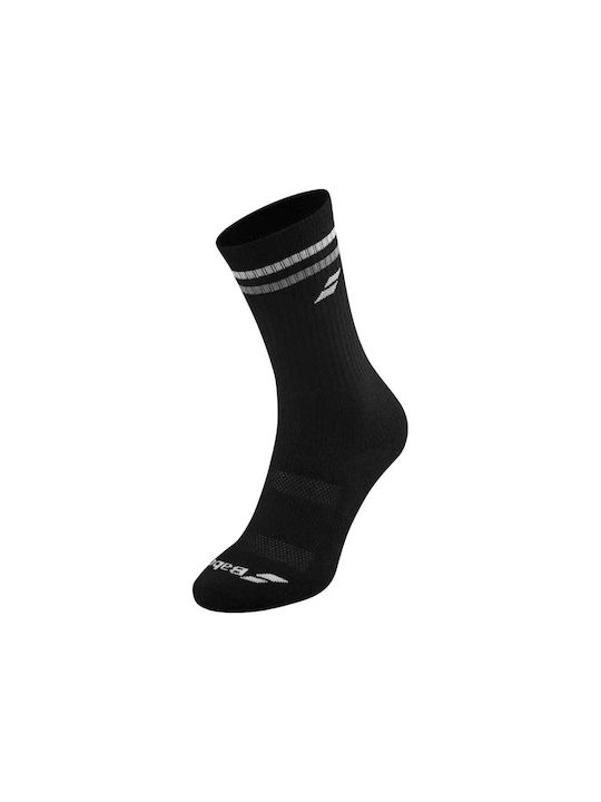 Babolat Team Single Αθλητικές Κάλτσες Μαύρες 1 Ζεύγος