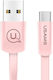Usams Regulär USB 2.0 auf Micro-USB-Kabel Rosa 1m (US-SJ232) 1Stück