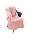 Heinner Blanket Fleece Double 200x220cm Pink