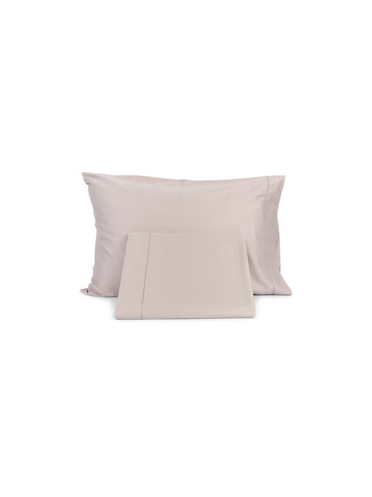 Mc Decor Σετ Σεντόνια Υπέρδιπλα 240x270εκ. Πούρο (4τμχ)