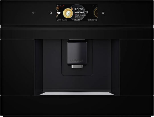 Bosch Automatic Espresso Machine Built-in 1500W Pressure 19bar with Grinder and Wi-Fi Black CTL7181B0