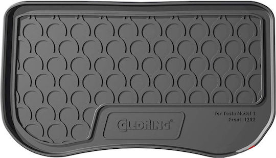 Lampa Front Mats 2pcs Tray Type for Mazda 3 Tesla Model 3 2017-2020 Black