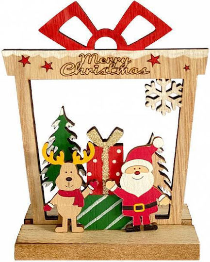 +Efo Weihnachtliche Holz Figur Höhe 23cm