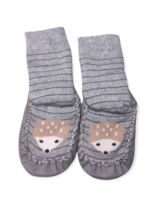 Babydom Детски Чорапи Slipper Socks Gray