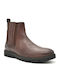 Leder Braun Chelsea Stiefeletten