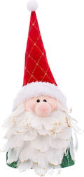 BigBuy Weihnachtsfigur Stoff Dekorativ Mehrfarbig 36x12x12cm