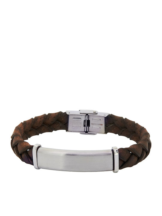 Ascot Bracelet made of Leather