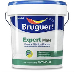 Bruguer Plastic Paint White 4lt