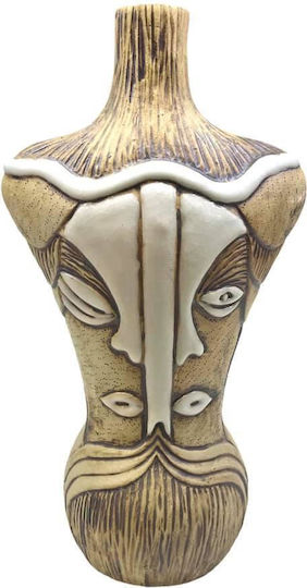 Angiolina Glasvase Beige 20xH40cm Angiolina Glasvase Beige 20xH40cm