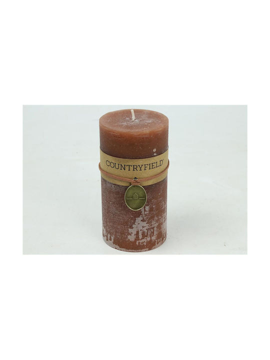 Atmosphera Scented Candle Brown 1pcs