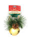 Ornament suspendat Clopoțel Metalic Gold 16buc