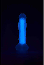 Dream Toys Glass Dildo with Balls and Suction Cup Purple 19cm