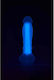 Dream Toys Glass Dildo with Balls and Suction Cup Purple 19cm