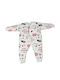 Ninetta Bebe Winter Schlafsack mit Füßen Wolken 2.5 Tog Rosa mit abnehmbaren Ärmeln