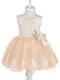 Mädchenkleid Ärmellos Tüll Für Blumenmädchen Rosa