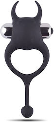 Toyz4lovers Vibrating Cock Ring Schwanz Silikon Schwarz