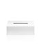 Decor Walther Θήκη για Χαρτομάντηλα Λευκή 24x12x8cm 0839950