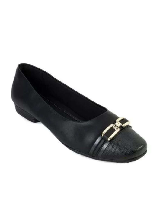 Piccadilly Anatomic Ballerinas Black