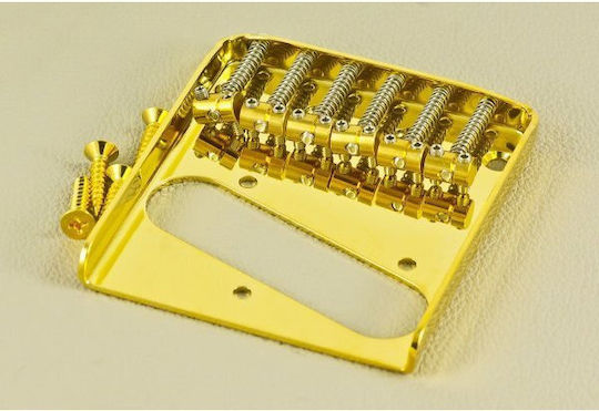 Music Accessories Bridge Telecaster Vintage Грифова Мост За Китара И Бас Златно Седло Злато