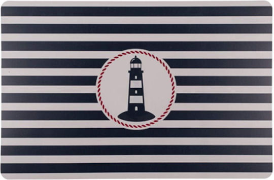 Out of the Blue Faro Traditional Maritime Tischsets Kunststoff Weiß 43.5x28.5cm