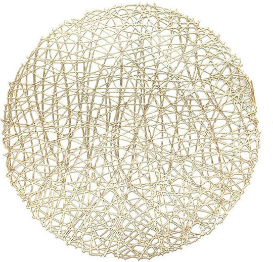 General Trade Placemats Rotund Tesatura Bej 38cm 1buc