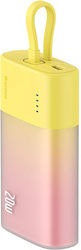 Baseus Popsicle Power Bank 5200mAh 20W Жълт