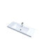 Sanitec Oscar Επικαθήμενος Νιπτήρας Πορσελάνης 100x40x11cm Λευκός