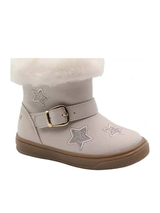 Moby Anatomice Ghete Copii cu Velcro Bej