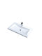 Sanitec Venga Countertop Sink Porcelain 90x50x15cm White