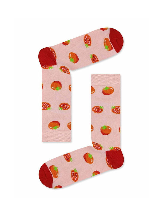 Axidwear Tomatoes Socks Pink