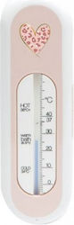 Bebejou Analog Bade-Thermometer 0°C bis 40°C Rosa