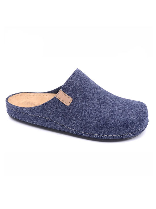 Comfort Way Shoes Papuci bărbați iarna Blue