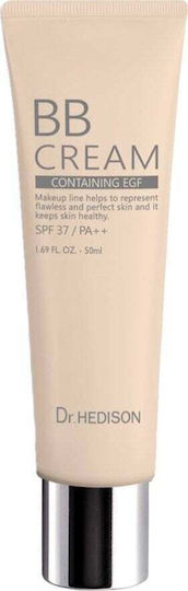 Dr.Hedison BB Light Cremă Hidratantă de Față de Zi cu Factor de Protecție Solară SPF37 cu Acid Hialuronic și Colagen 50ml