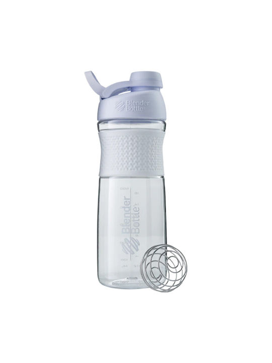 Blender Bottle Sportmixer Shaker Πρωτεΐνης 830ml Πλαστικό Λευκό
