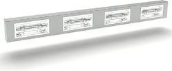 Inox Dobros Θερμαντικό Μπουφέ με Διαστάσεις 95x12.2x6εκ. Inox Dobros Θερμαντικό Μπουφέ με Διαστάσεις 95x12.2x6εκ.