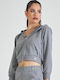 Cento Fashion Women's Cardigan Grey