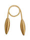 Tie-Back Rope made of Metal in Gold Color 1pcs