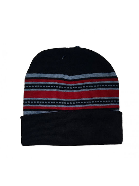 Αφοί Γιαννακόπουλοι Beanie Unisex Beanie Knitted in Red color