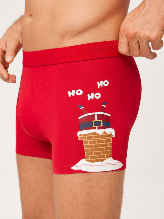 Herren Boxershorts Red 1Packung