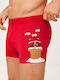 Herren Boxershorts Red 1Packung