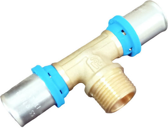 Rinaldi Pettinaroli Conector Teavă Montaj țeavă multistrat Masculin 3684080201