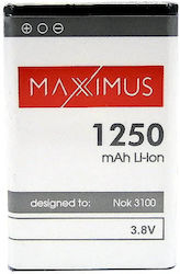 Maxximus Baterie de înlocuire compatibilă 1250mAh pentru Nokia 3100