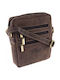Leather Men's Bag Shoulder / Crossbody Brown