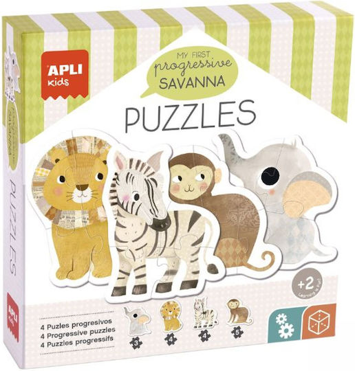 Παιδικό Puzzle Savannah για 2+ Ετών 16pcs Apli Kids