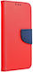 Fancy Wallet Δερμάτινο Κόκκινο (Realme C55)