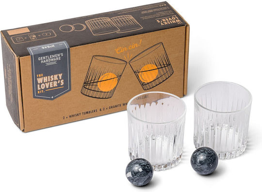 Gentlemen's Hardware Whiskey Glas aus Glas 230ml GEN646 Gentlemen's Hardware Whiskey Glas aus Glas 230ml GEN646